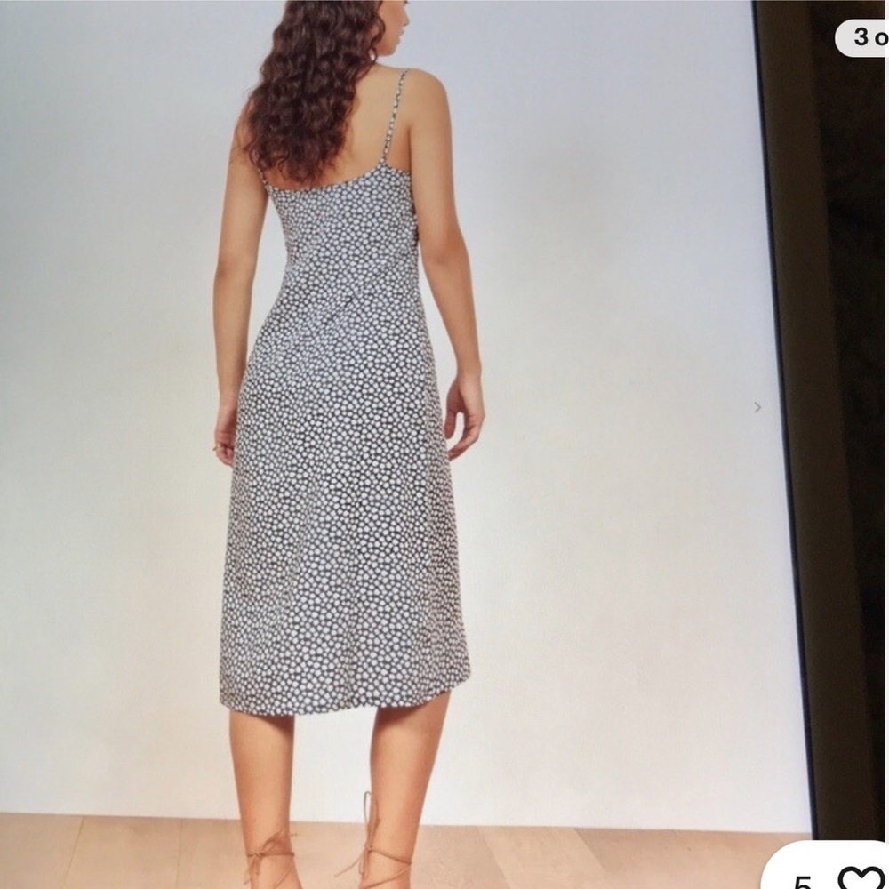 Reformation Black and White Floral Women's Dress - Picture 3 of 10